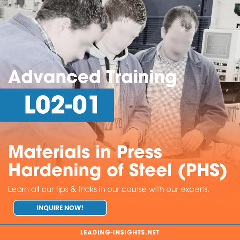L2-01 Advanced Training – Materials in Press Hardening of Steel (PHS)