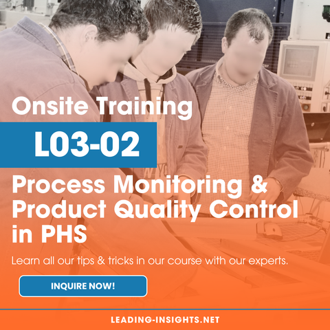 L3-02 Onsite Training – Process Monitoring & Product Quality Control
